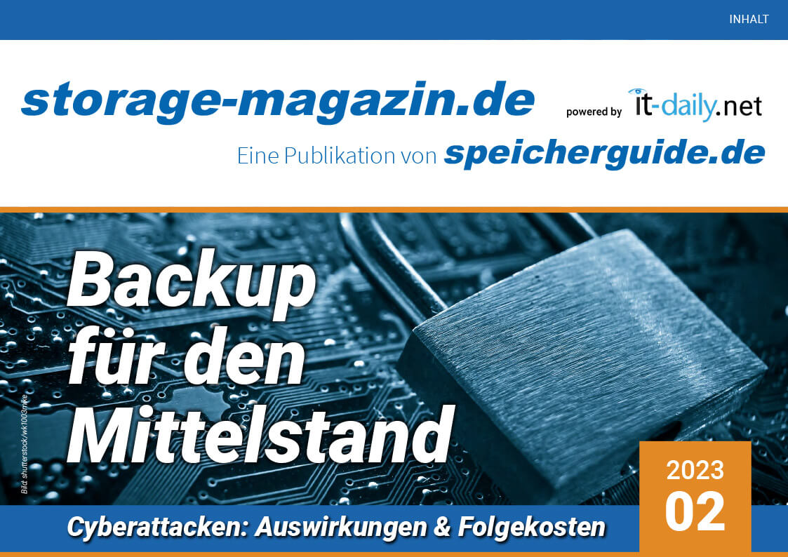 Storage-Magazin 2/2023 Backup für den Mittelstand